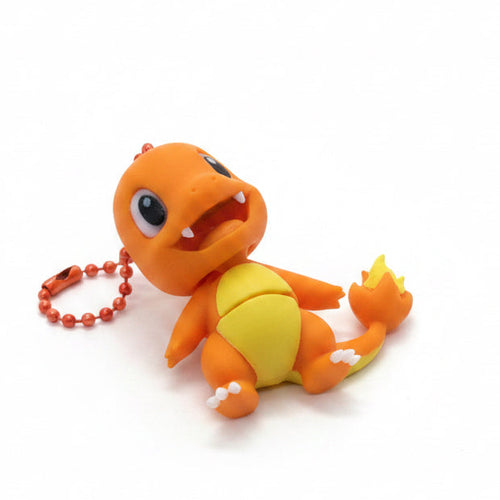 3D geprinte sleutelhanger charmander beweegbaar