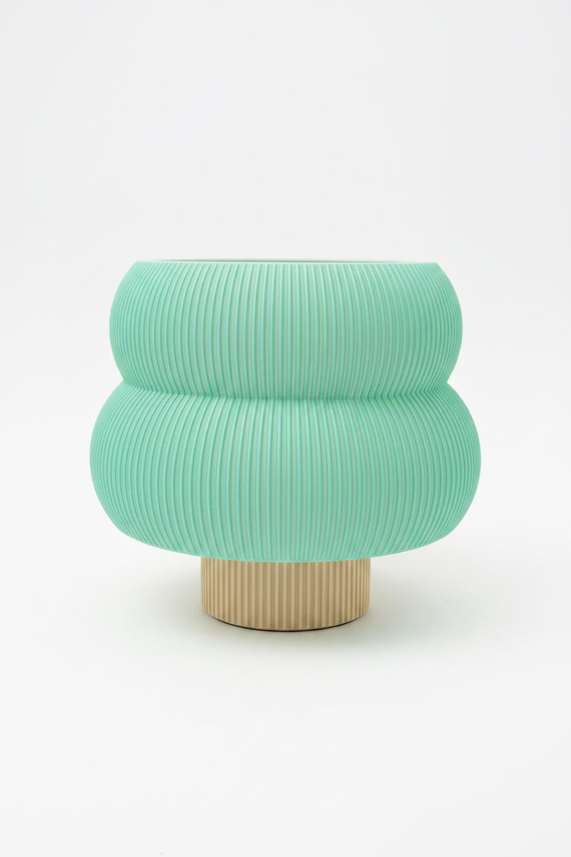 3D geprinte lamp transparant groen (pima&more)