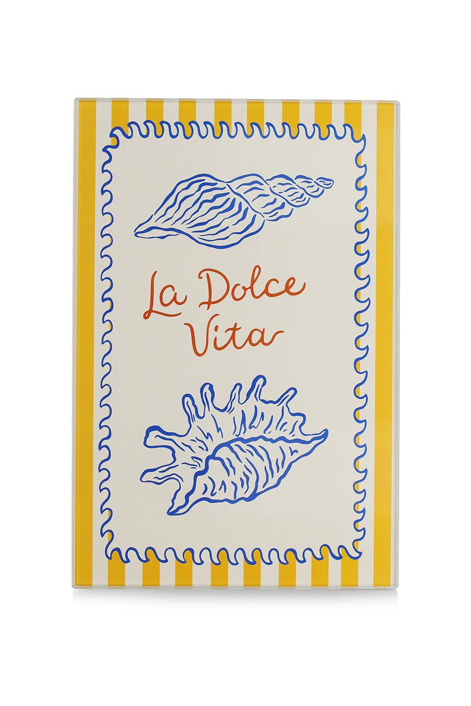 Glas snijplaat "La Dolce Vita"