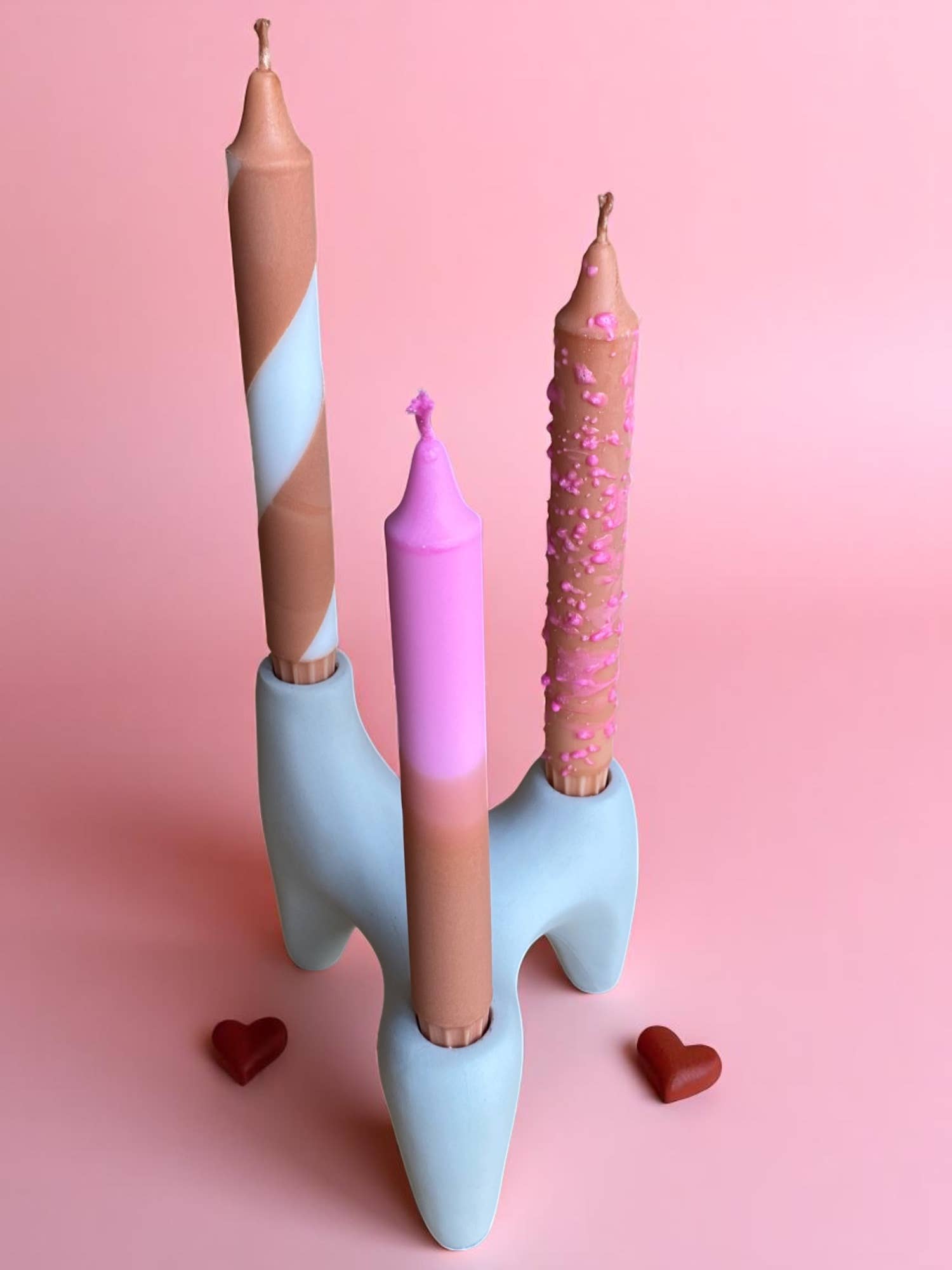 Vrolijke Gloed | Chocoladetaart Tapper Kaars | 2,3x20 cm