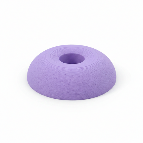 3d geprint Modulaire kaarsen standaard donut paars
