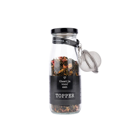 Theetje voor een topper