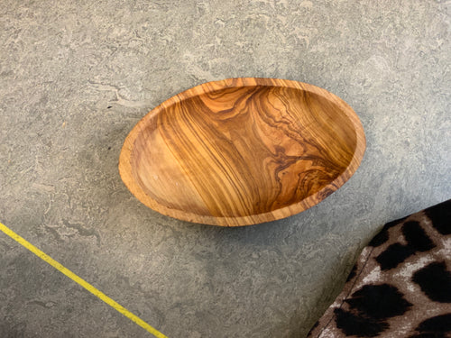 Schälchen oval 3er Set je Länge ca. 15 – 17 cm aus Olijfhout