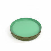 Marakech aqua /goud Plate 33x2 cm