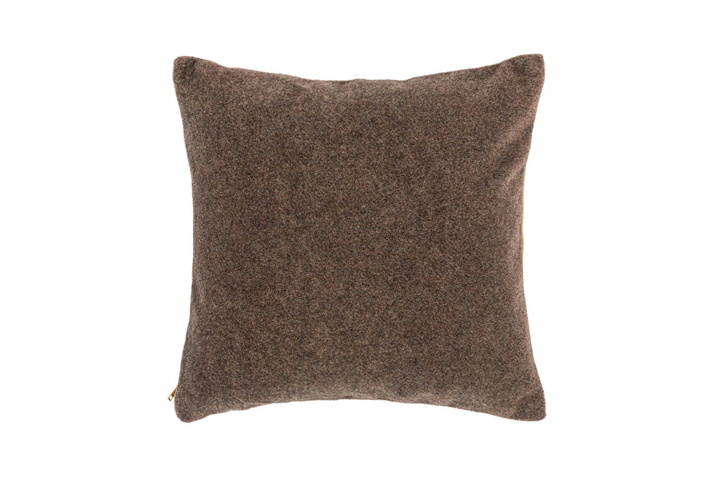Kussen (gevuld) ZENIA - 45x45 cm: Grijs/zwart