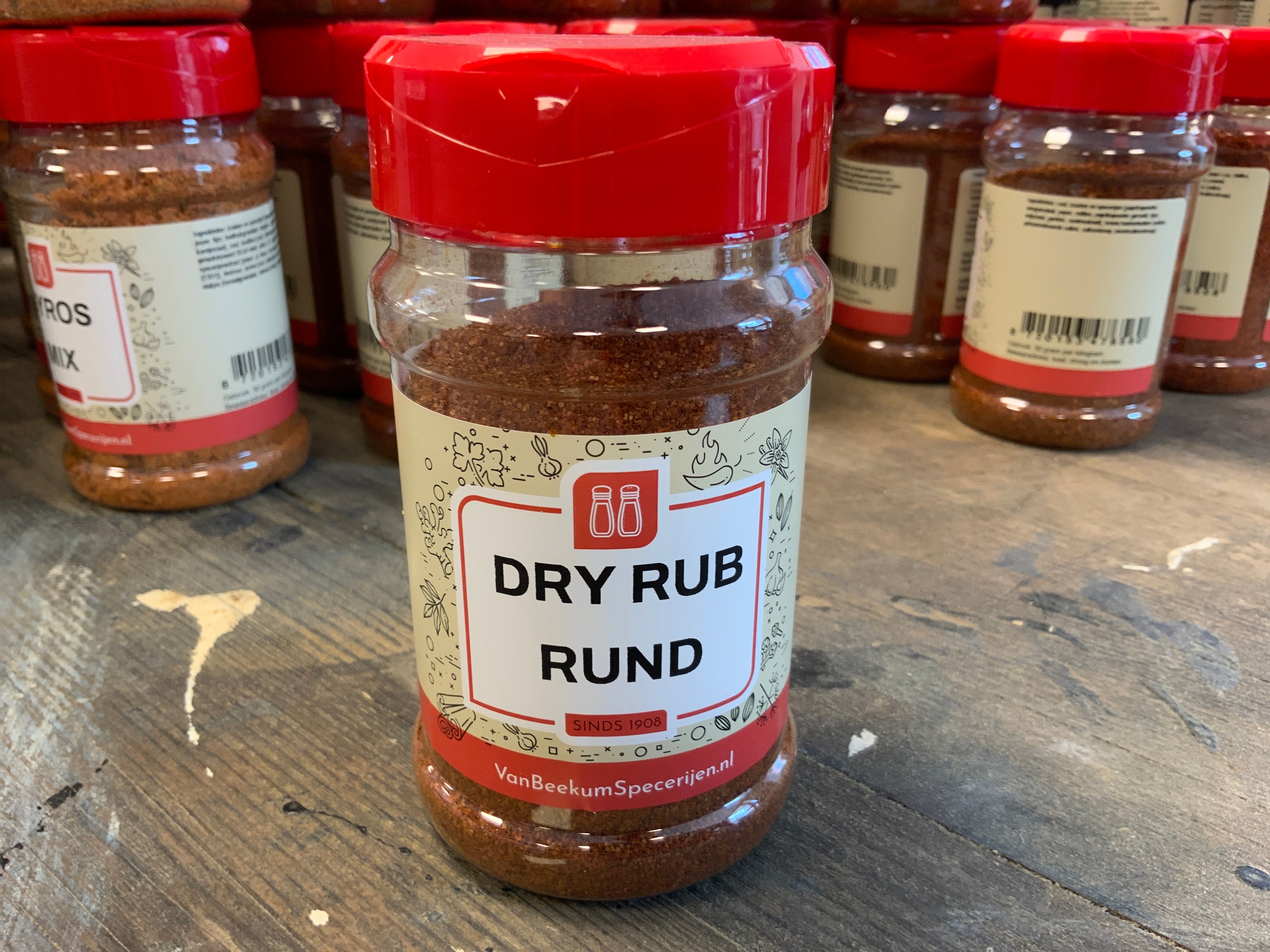 Van beekum specerijen dry rub rund