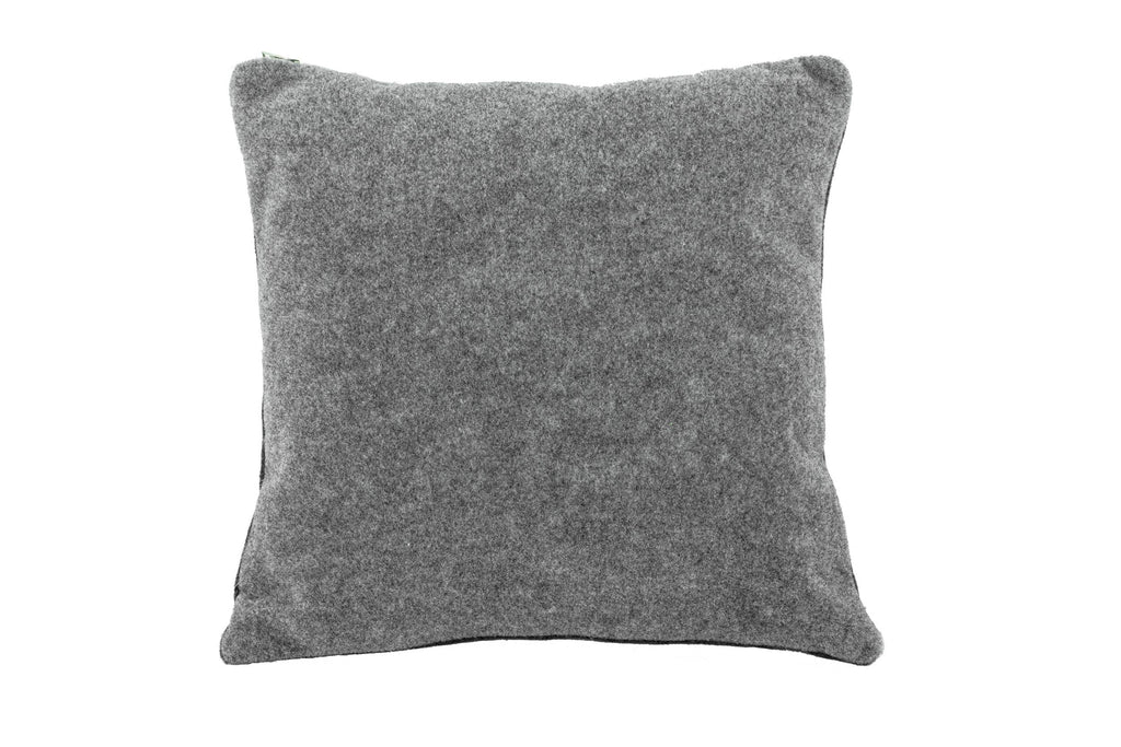 Kussen (gevuld) ZENIA - 45x45 cm: Ivoor/wit