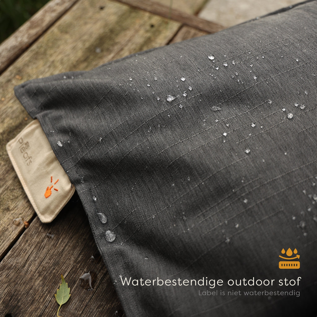 Pleafs warmte kussen 45x45 cm Carbon