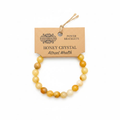 Power bracelets honey cristal (attract wealt)