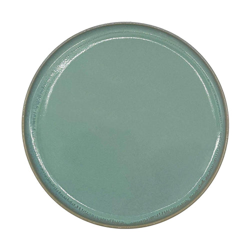 Steengoed bord groot, 27,5 cm, turkoois