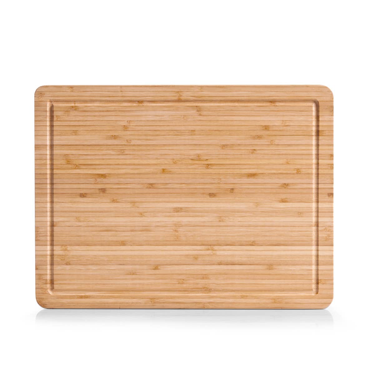 Snijplank van bamboe: Natuur / Ca. 39 x 29 x 1,6 cm