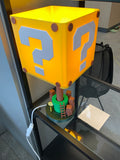 3D geprinte Mario lamp compleet