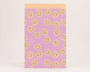 Papieren zakjes Smiley, roze / oranje: XXL: 26cm × 37cm