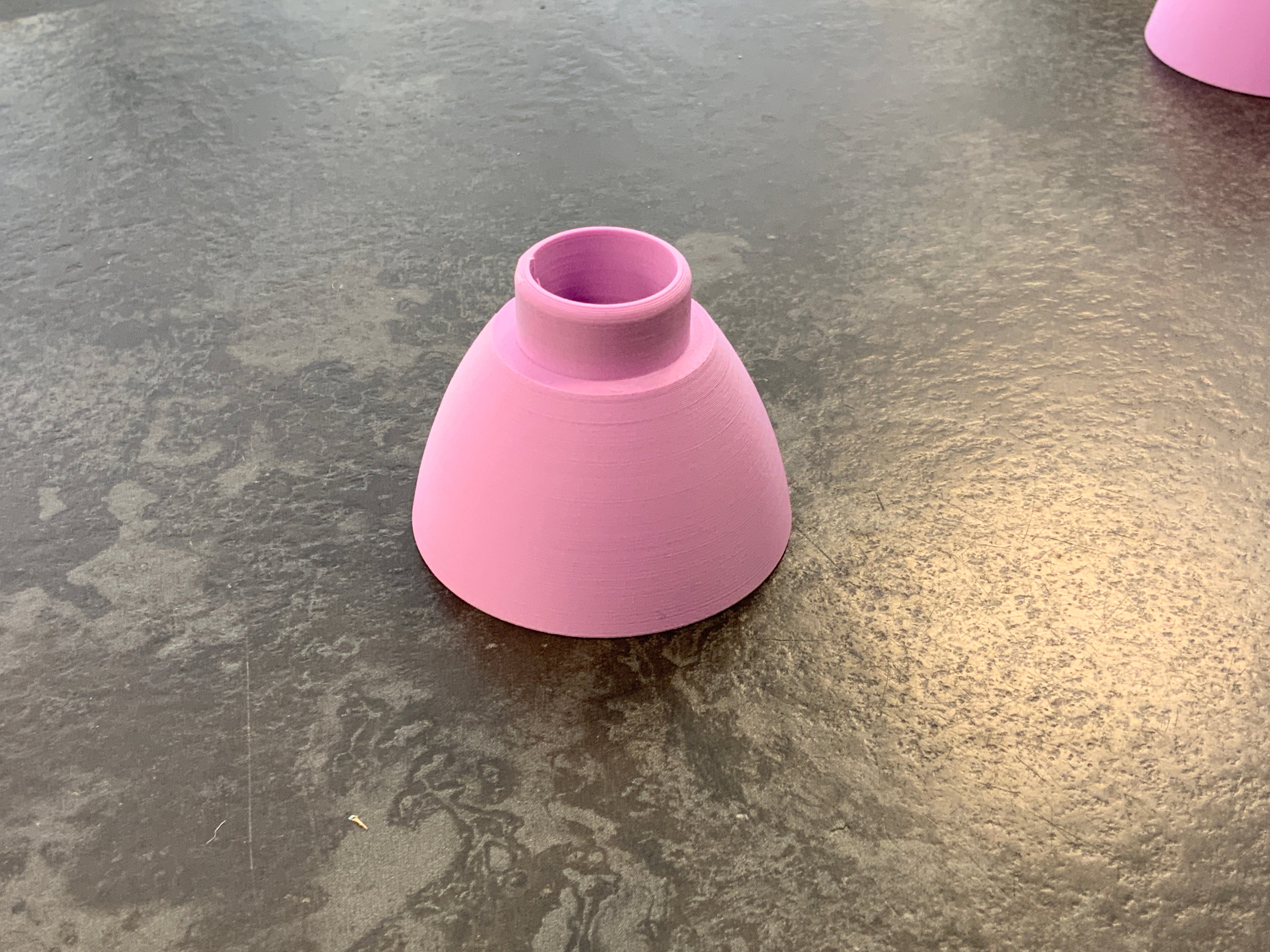 3D geprinte modulaire kaarsenstandaard middenstuk paars