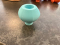 3D geprinte modulaire kaarsenstandaard middenstuk turquoise
