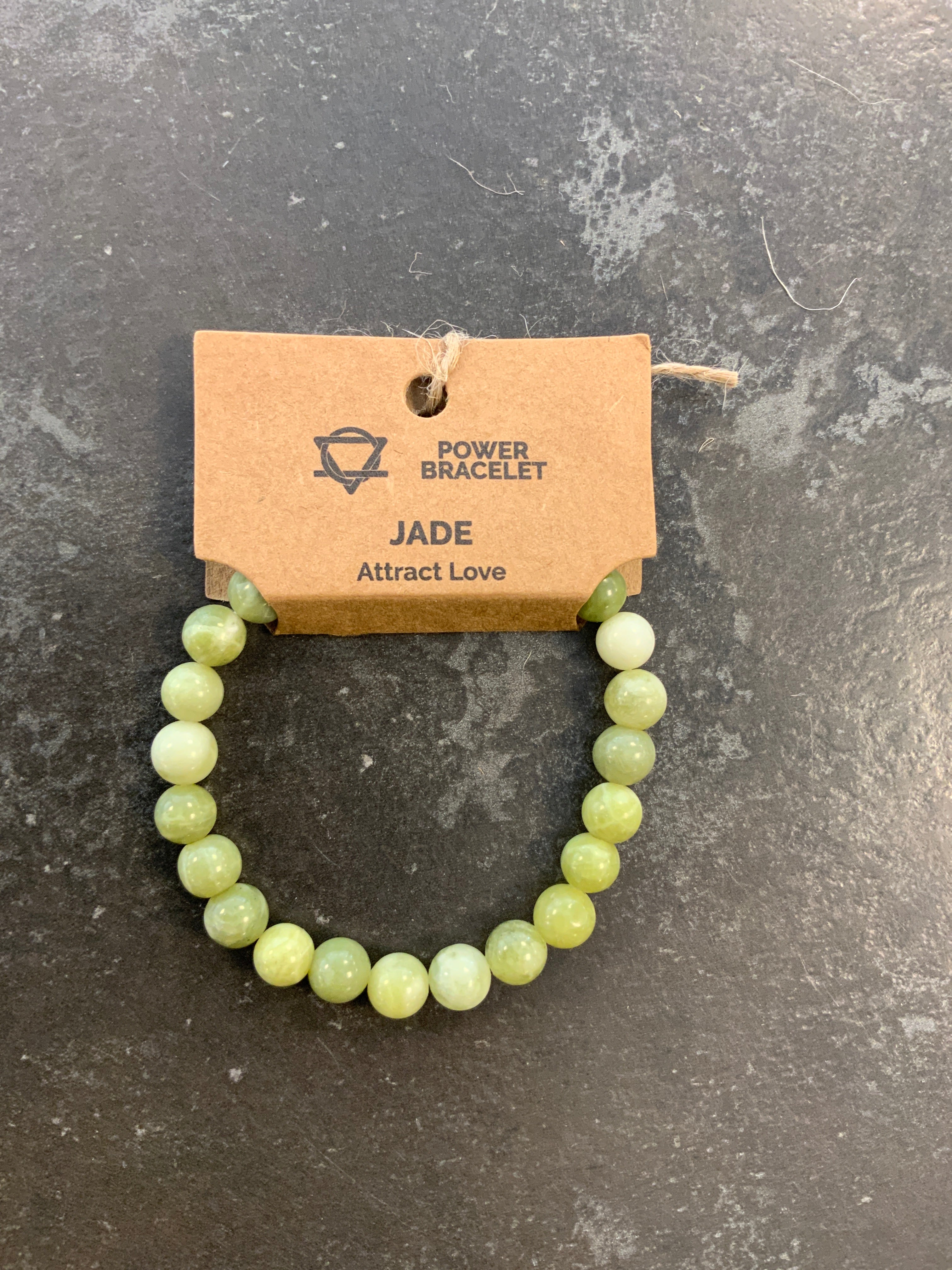 Power bracelets jade (attract love)
