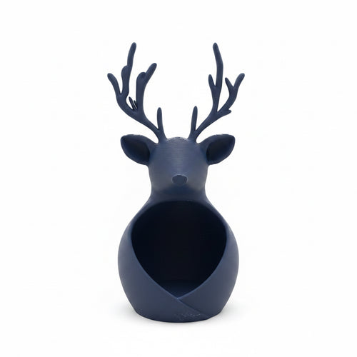 3D geprint rendier voor waxinelichtje