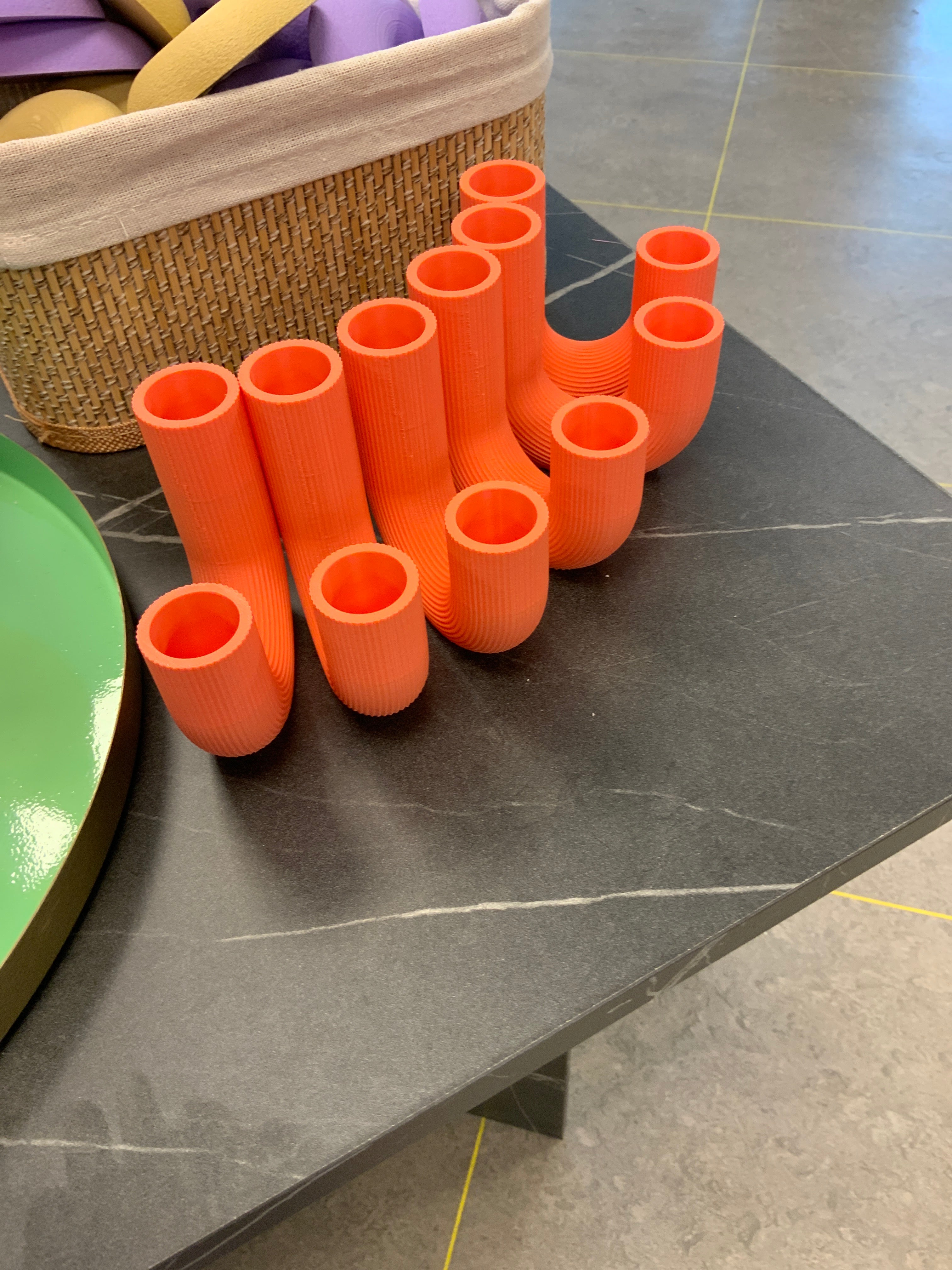 3D geprinte kaarsenstandaard