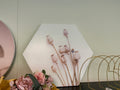 Wand decoratie canvas papaver 58 cm