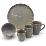 Stoneware kom in zandkleur