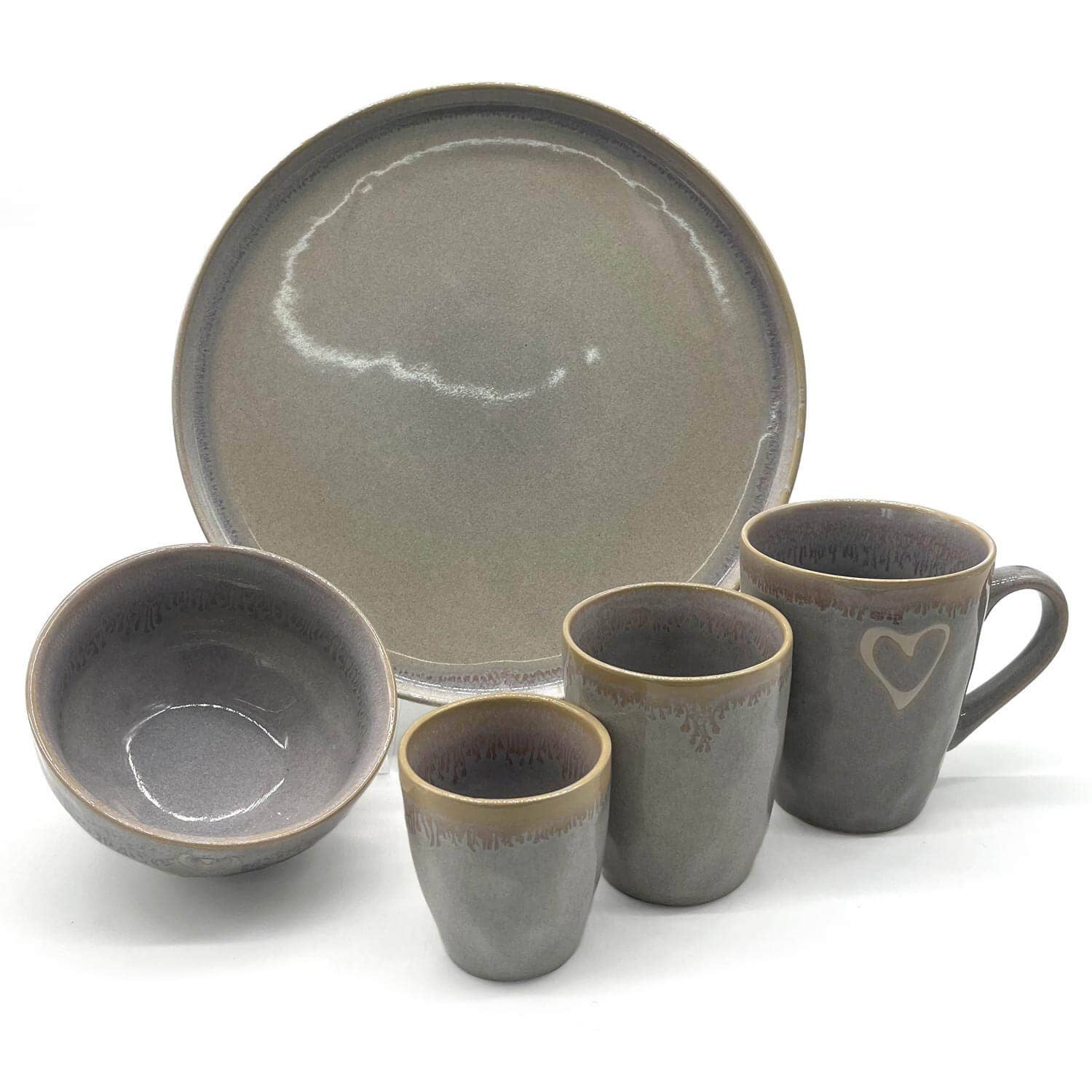 Stoneware kom in zandkleur