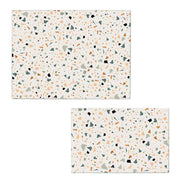 Glazen snijplank « Terrazzo »: Kleurrijk / Ca. 30 x 20 cm