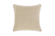 Kussen (gevuld) ZENIA - 45x45 cm: Ivoor/wit