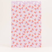 Papieren zakken Butterfly Hearts, lila: Mini (7cm × 15cm)
