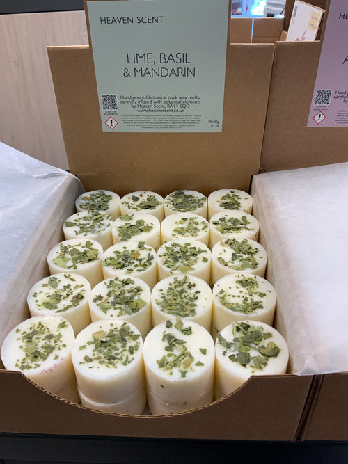 Heaven sent waxmelts lime,basil & mandarin 20 gr