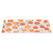 Fruit Life rechthoekig bord 2 assorti 31,5 x 16,5 cm oranje