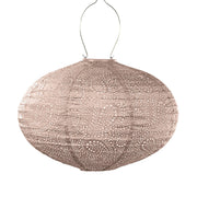 Lumiz Solar Lampion Oval Paisley - 40cm - Soft Blush