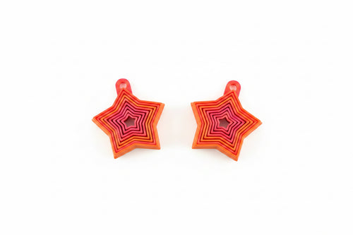 3d geprint sleutelhanger ster fidged