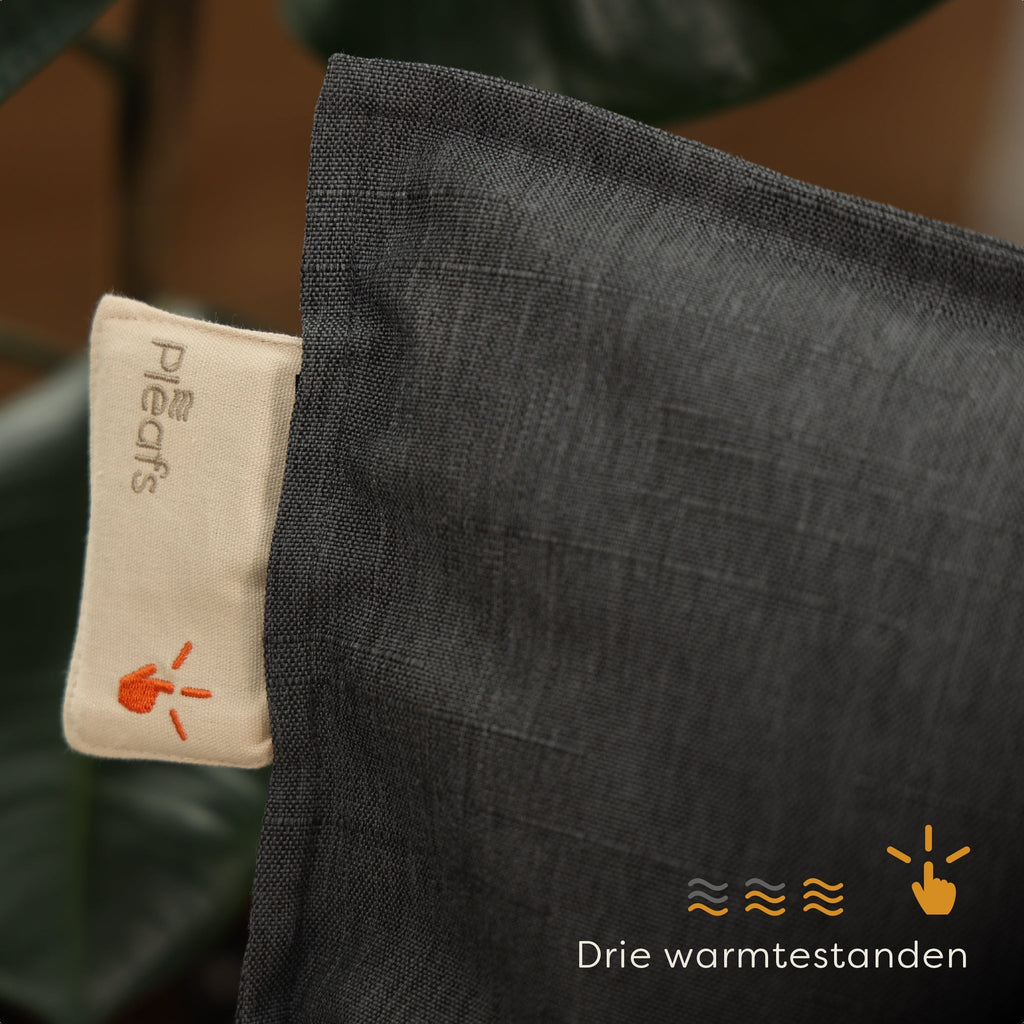 Pleafs warmte kussen 45x45 cm Carbon