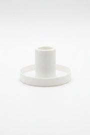 3d geprinte kaarsenstandaard wit