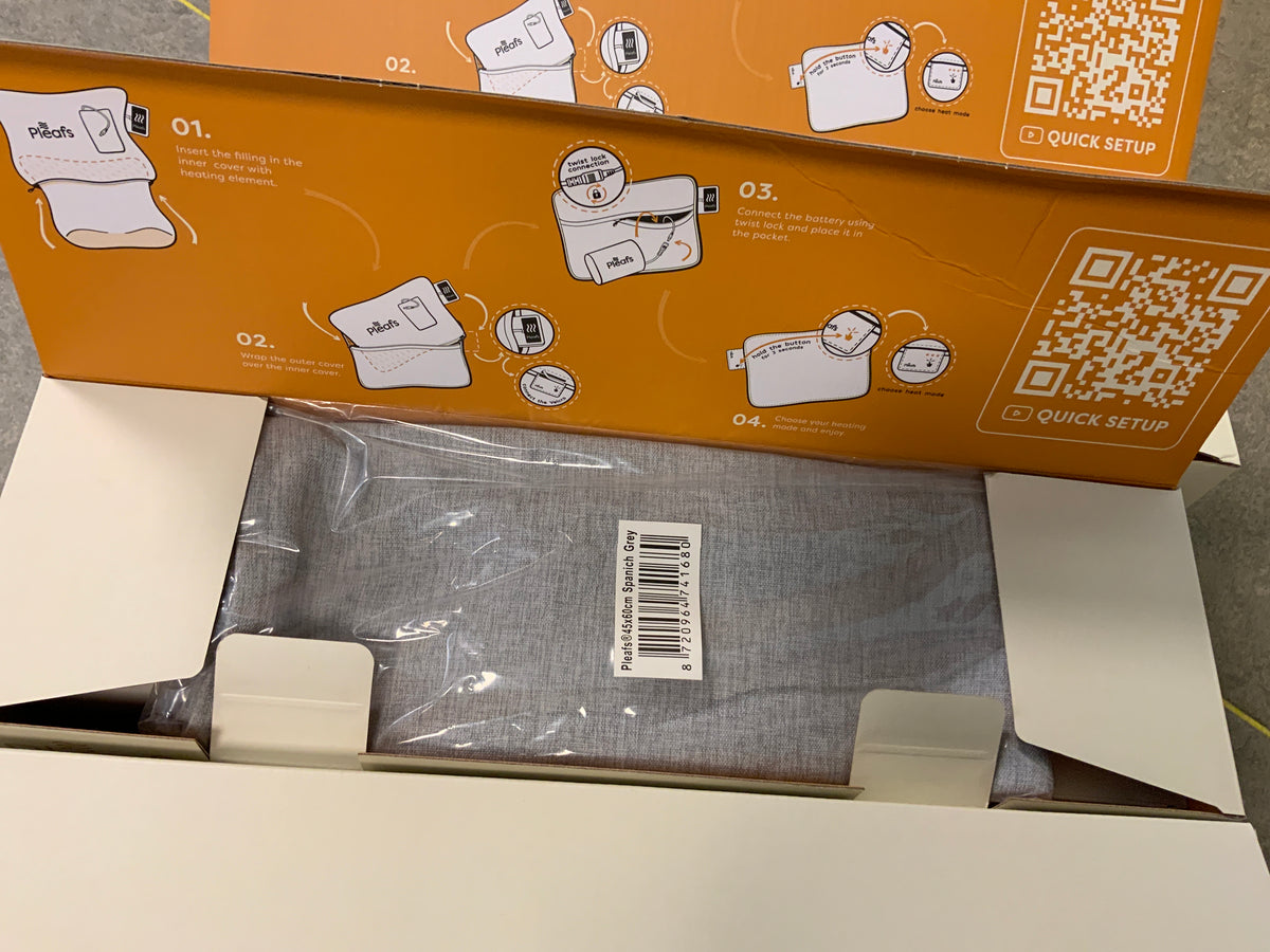 Pleafs warmtekussen 45x60cm spanich grey
