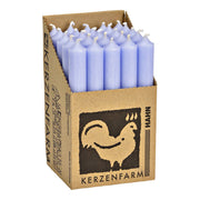 Stompkaars Sering Paars doorgekleurd van was Ø2x18 (Brandduur ca. 8 uur)