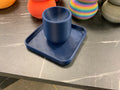 3D geprint eierdopje met schotel