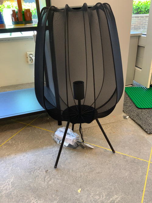 Staande tafellamp 34x60 zwart