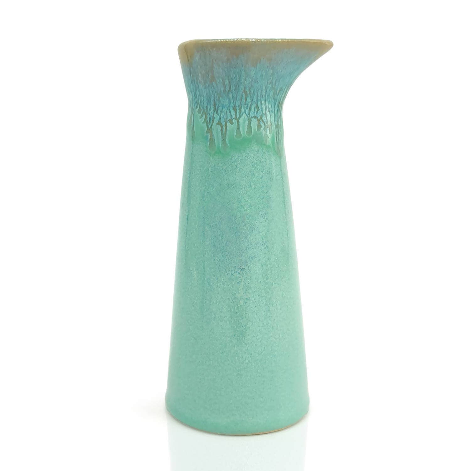 Steengoed melkkan "Hart" turquoise