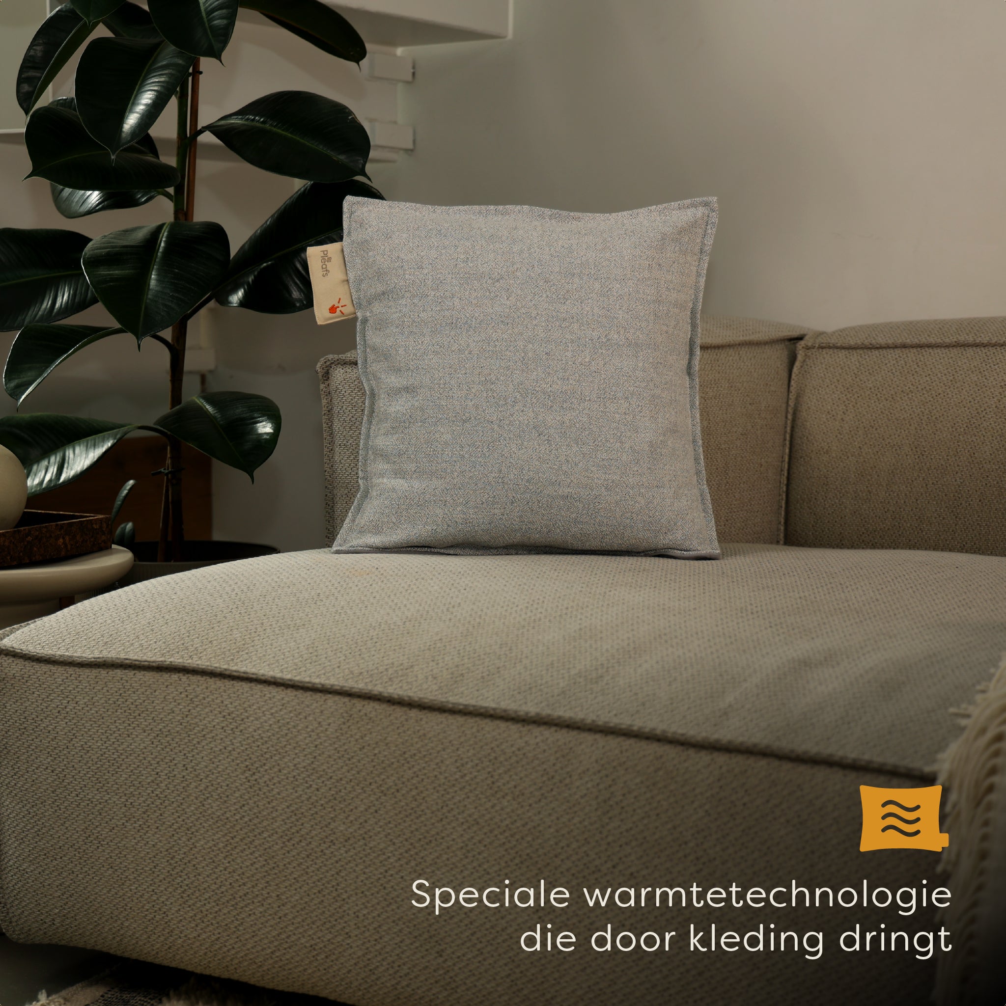 Pleafs warmte kussen 45x45 close knit
