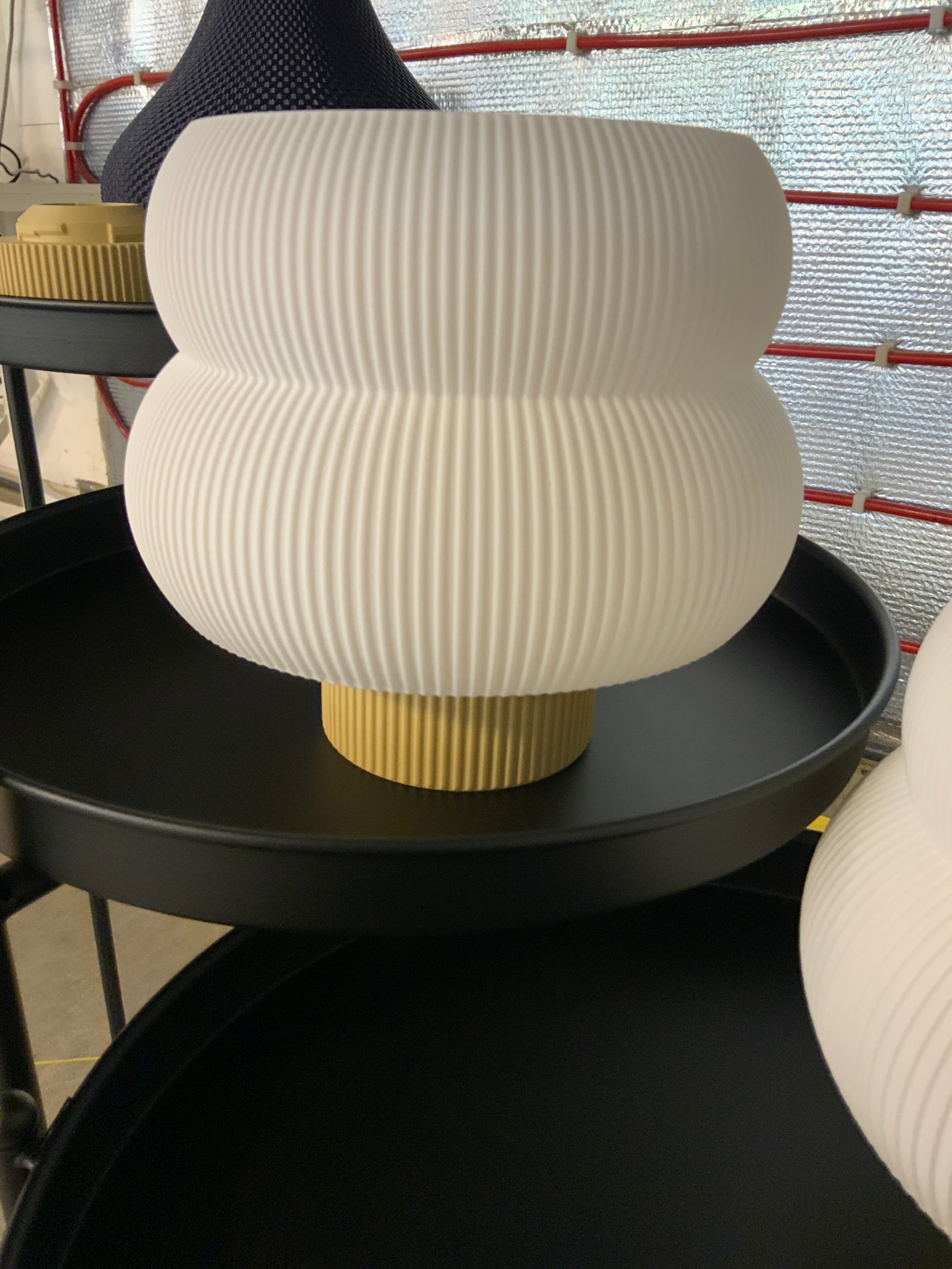 3D geprinte lamp wit (pima&more)