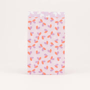 Papieren zakken Butterfly Hearts, lila: Mini (7cm × 15cm)