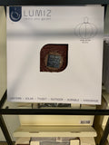 Lumiz Solar Lampion Oval Mosaic - 40cm - Plum