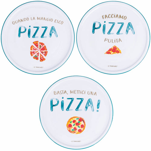 DE VERVORMDE PIZZABORD D33CM 3 ASS.