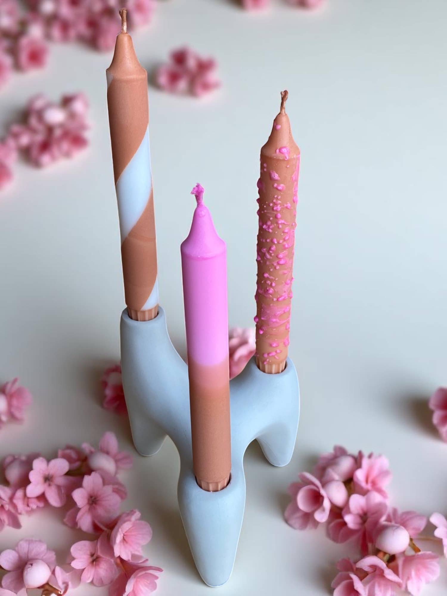 Vrolijke Gloed | Chocoladetaart Tapper Kaars | 2,3x20 cm