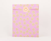 Papieren zakjes Smiley, roze / oranje: XXL: 26cm × 37cm