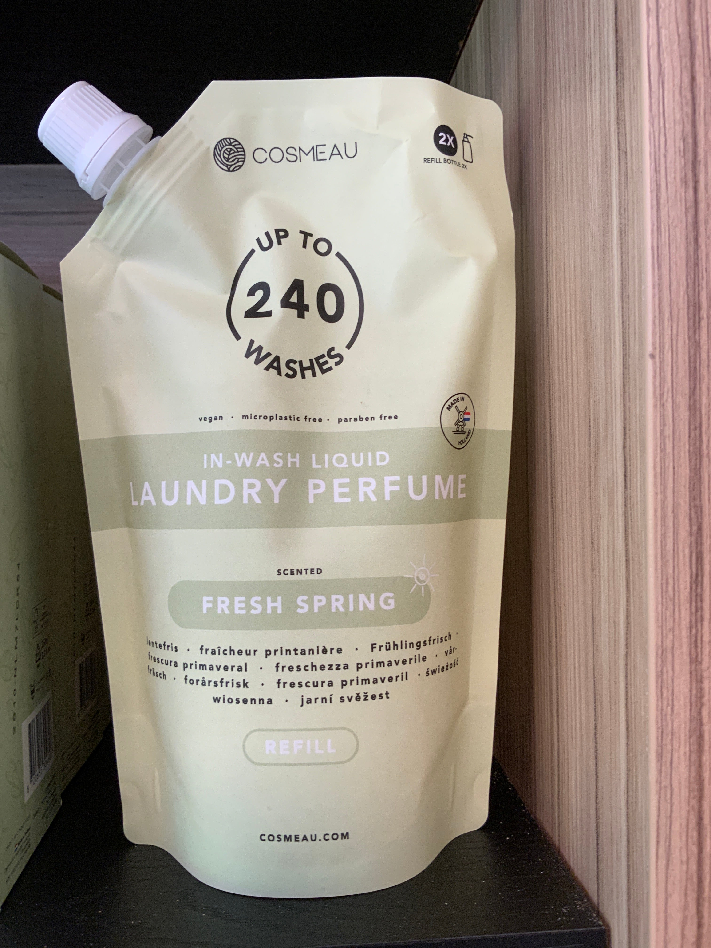 Cosmeau Wasparfum Lentefris, Navulling 500ml