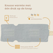 Pleafs warmte kleed 40x110cm grey