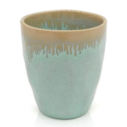 Steengoed espresso kopje 'Hart' in turquoise
