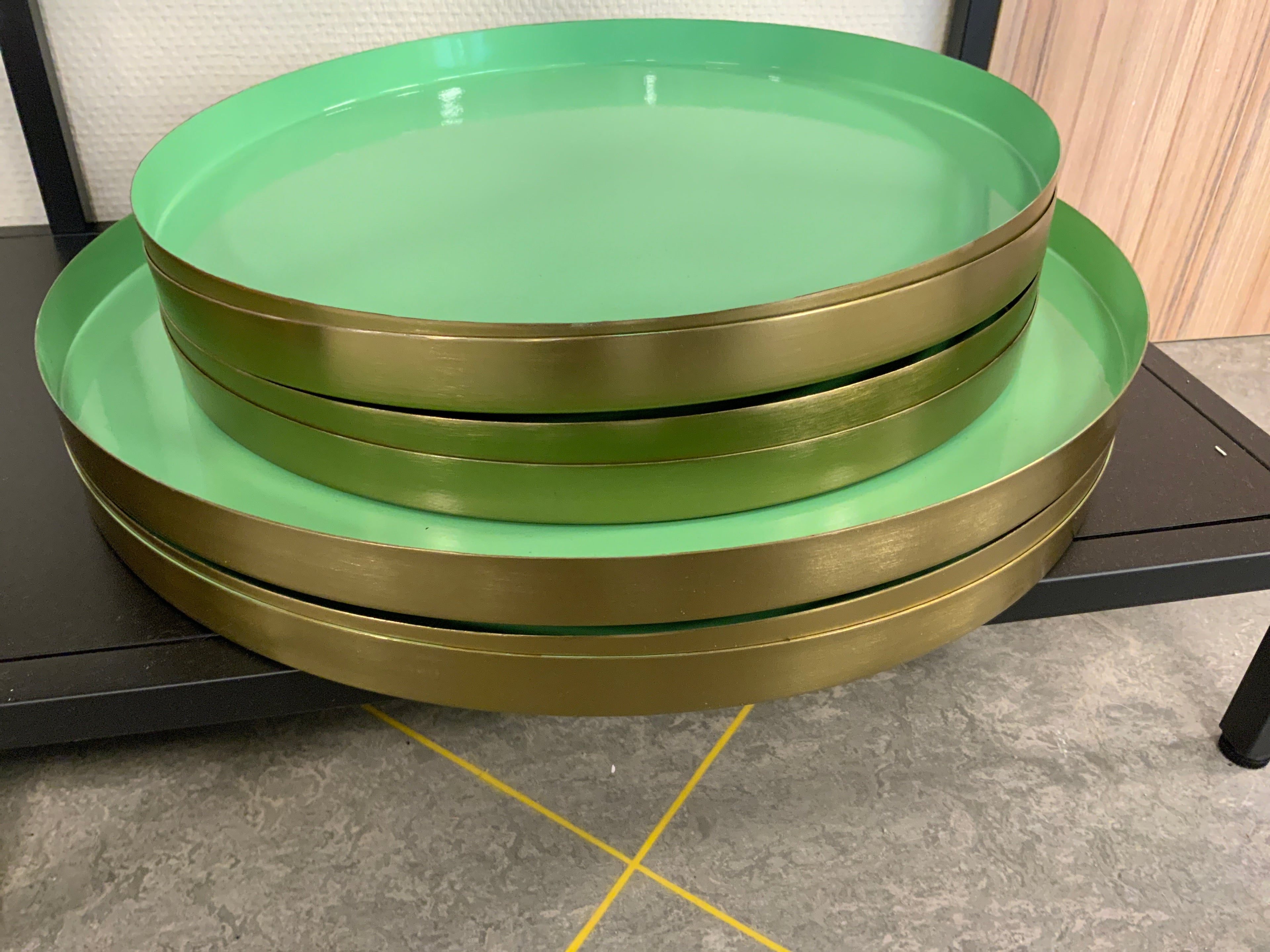 Marakech aqua plate 40x2 cm